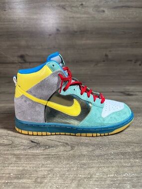 Nike Dunk High 6.0 Womens Mint Yellow Translucent Shoes Sneakers Rare OG 8.5